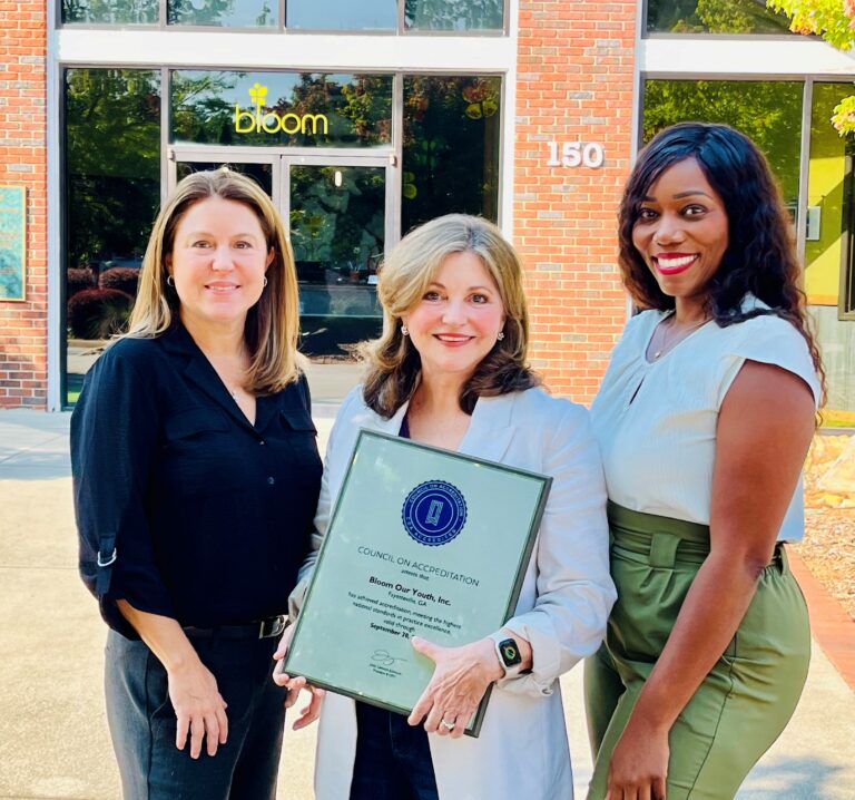 BLOOM ACHIEVES NATIONAL REACCREDITATION FROM THE COUNCIL ON ACCREDITATION