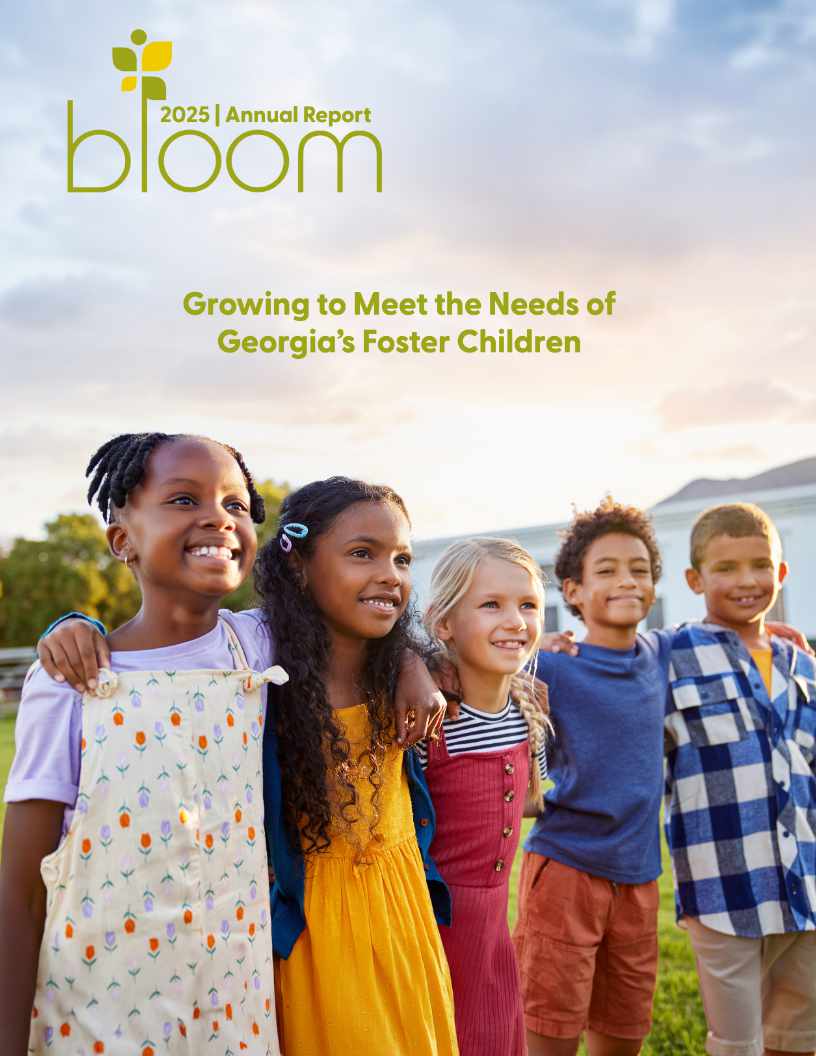 Annual Reports - How Bloom Impact Life of a Foster Child in Georgia