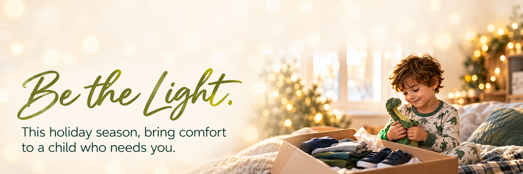 Be the Light: This holiday season, bring comfort to a child who needs you